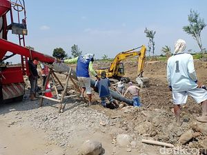 Pertanian 105 Desa di Brebes Susah Air, Sumur Bor Jadi Andalan