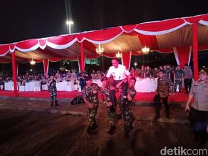 Panglima, Kapolri dan Anies Goyang Dayung Bareng Via Vallen