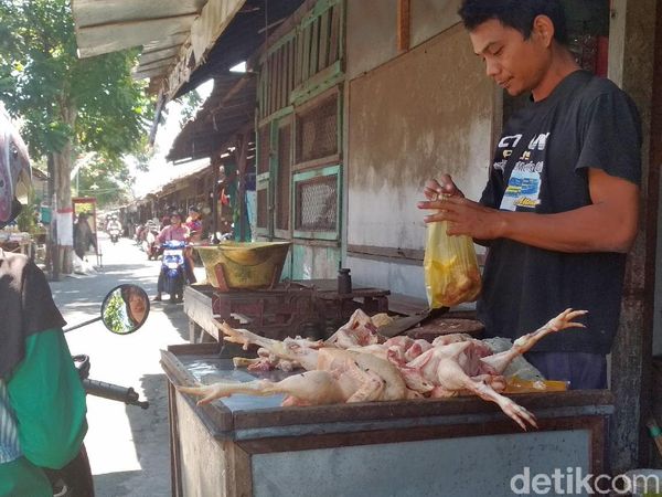 Pedagang di Blitar Curhat Harga Telur dan Daging Ayam Anjlok