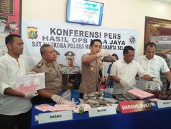 60 Tersangka Narkoba Ditangkap Selama Operasi Nila di Jaksel
