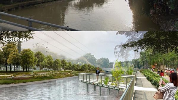 Potret Desain Terkini Kalimalang Bekasi ala Ridwan Kamil