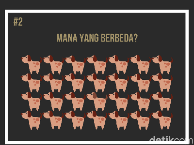 Temukan Gambar yang Beda! Gagal Berarti Kamu Lelah