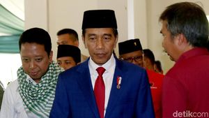Begini Penampilan Jokowi Saat Hadiri Rapimnas PPP