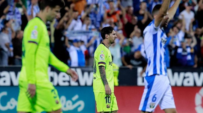 Sikap pemain-pemain Barcelona dikecam setelah kalah dari Leganes. (Foto: Gonzalo Arroyo Moreno/Getty Images) Sikap pemain-pemain Barcelona dikecam setelah kalah dari Leganes. (Foto: Gonzalo Arroyo Moreno/Getty Images)