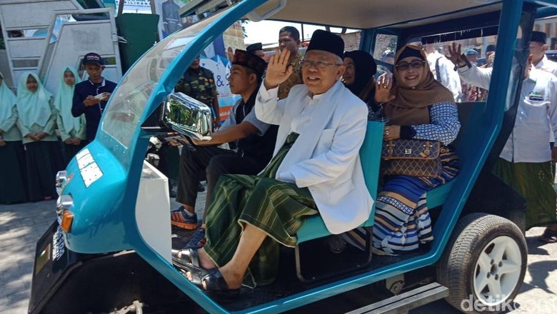 Maruf Optimistis Mobil Listrik Buatan Santri Jember Makara Mobnas Maruf Optimistis Mobil Listrik Buatan Santri Jember Makara Mobnas