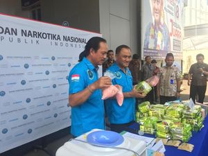 BNN Ungkap 42 Kg Sabu dan 98 Kg Ganja, 1 Sipir Ditangkap