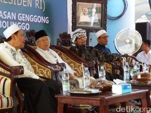 Setelah Jember, Maruf Amin Silaturahmi ke Ponpes di Probolinggo