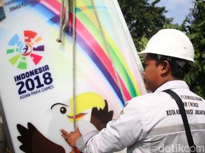 GBK Berdandan Sambut Asian Para Games 2018