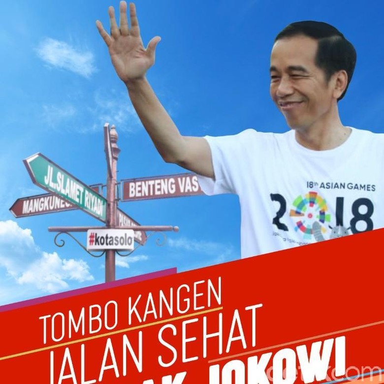 Jokowi Perintahkan Langsung Perubahan Acara Jalan Sehat di Solo Jokowi Perintahkan Langsung Perubahan Acara Jalan Sehat di Solo