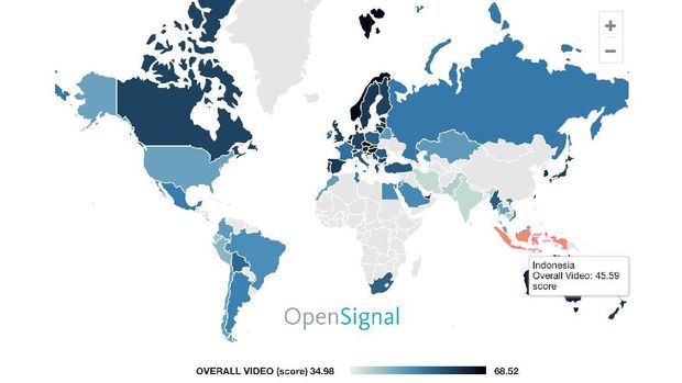 Riset: Kecepatan 'Streaming' di Indonesia Nomor 9 dari Bawah