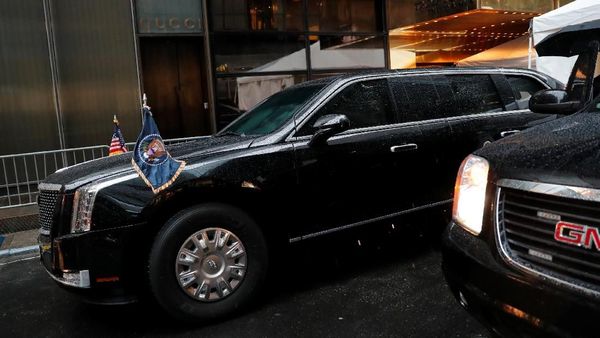 Mobil Kepresidenan Donald Trump Makin Keren