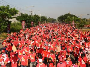 5.000 Orang Jalan Sehat Dukung Atlet Difabel di Asian Para Games 5.000 Orang Jalan Sehat Dukung Atlet Difabel di Asian Para Games