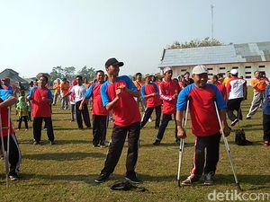 Dukung Asian Para Games, Polisi Ajak Kaum Difabel Olahraga Bareng