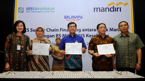 Bank Mandiri Teken Perjanjian Kerjasama dengan BPJS Kesehatan