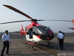 Pagi-pagi Menhub Naik Heli ke Bandung
