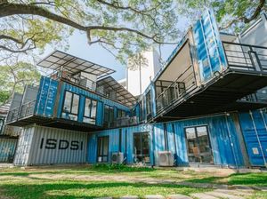 Keren, Kontainer Bekas Disulap Jadi Kampus