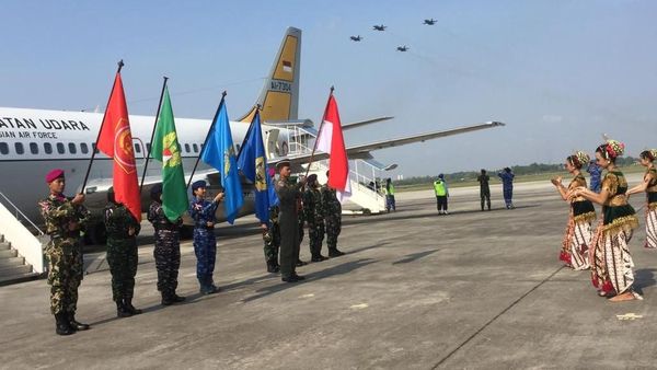 Pawai Bendera Merah Putih Tiba di Yogyakarta