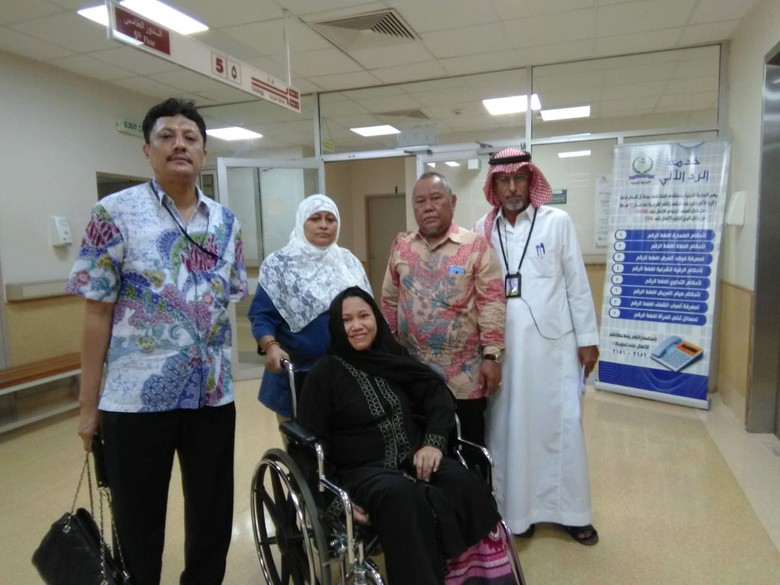 KJRI Jeddah Bantu Pulangkan WNI Overstay Penderita Stroke dari RS KJRI Jeddah Bantu Pulangkan WNI Overstay Penderita Stroke dari RS