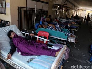 Potret Korban Luka-luka di RS Bhayangkara Palu