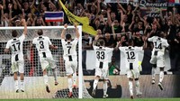 Mencatat tujuh kemenangan beruntun, Juve mantap di puncak klasemen dengan 21 poin. Foto: Gabriele Maltinti/Getty Images