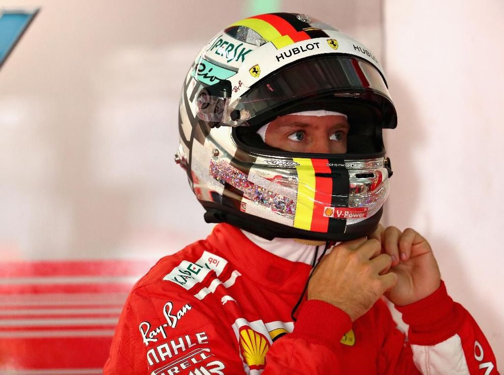 Gap dengan Mercedes di Kualifikasi GP Rusia Bikin Vettel Terkejut