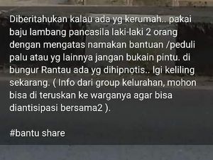 Viral Hipnotis Bermodus Minta Bantuan Gempa Palu, Polisi: Hoax!