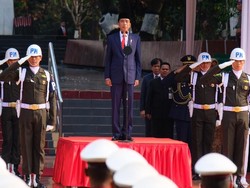 Jokowi Pimpin Upacara Hari Kesaktian Pancasila di Lubang Buaya