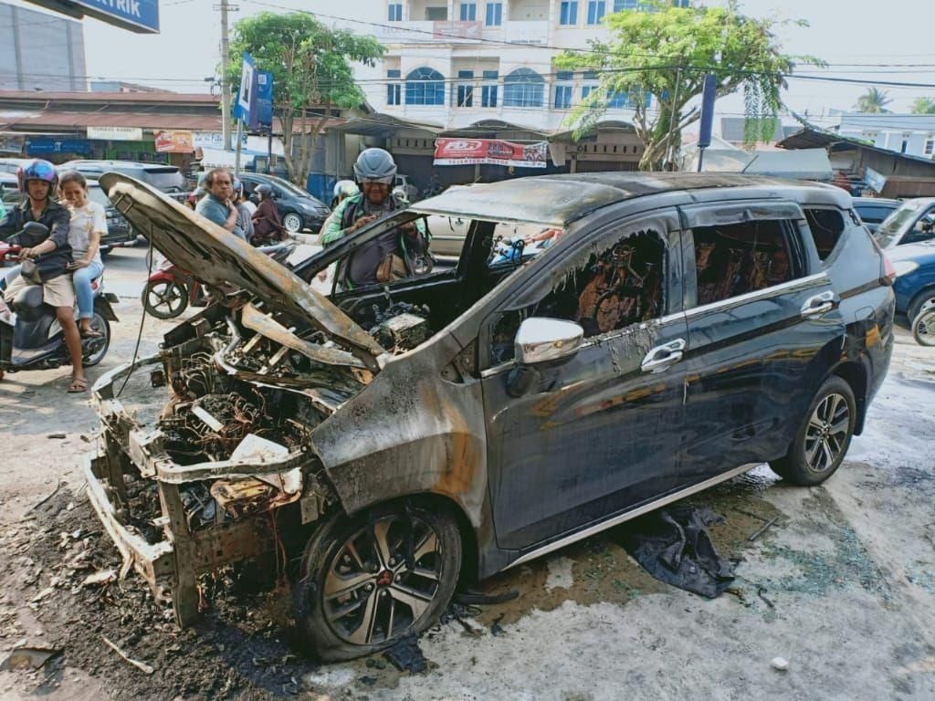 Xpander yang Terbakar di Riau Diduga karena Tambahan Aksesori Xpander yang Terbakar di Riau Diduga karena Tambahan Aksesori