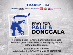 Ayo Bantu Sulteng, Donasi Dompet Amal Transmedia Capai Rp 9,1 M