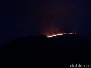 Puncak Gunung Penanggungan Terbakar, Jalur Pendakian Ditutup