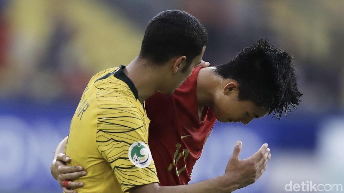Timnas Indonesia kalah dari Australia di perempatfinal Piala Asia U-16 (Dikhy Sasra/detikSport)
