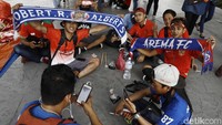 Pertandingan Indonesia dengan Australia berlangsung di Stadion Nasional Bukit Jalil, Kuala Lumpur, Malaysia, Senin (1/10/2018).