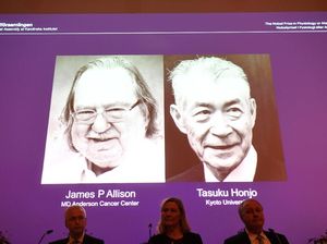 Ahli Imunologi Jepang dan AS Raih Nobel Kedokteran untuk Terapi Kanker