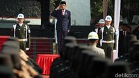 Jokowi Pimpin Upacara Hari Kesaktian Pancasila di Lubang Buaya