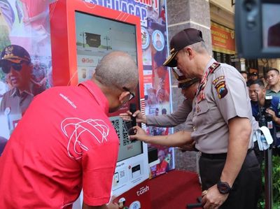 Satlantas Polres Cilacap Luncurkan Mesin Portable T-SIM