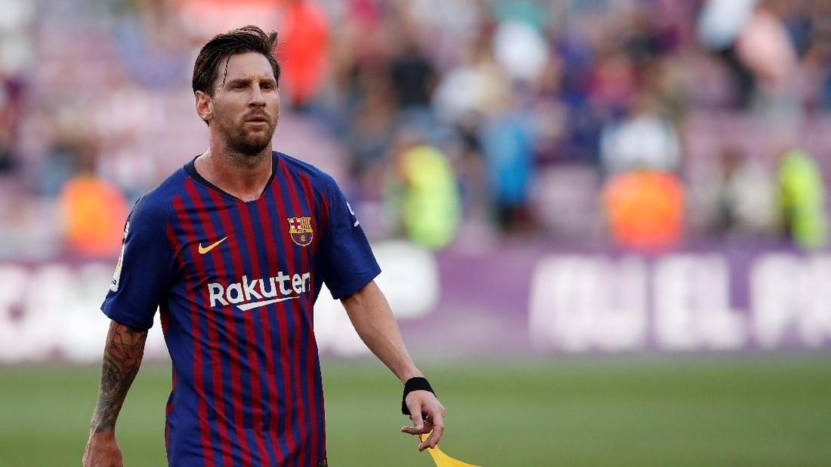 Lionel Messi dibela Barcelona usai dikritik Diego Maradona. (Foto: Albert Gea/REUTERS)