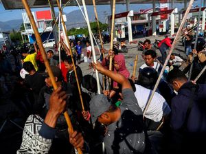 Begini Suasana SPBU di Palu Saat Warga Berburu BBM