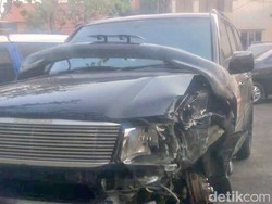 Tabrak Mobil Polisi, Land Cruiser Tumpangan Marko Simic Ringsek