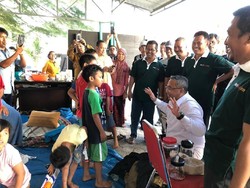 Kemendes Bangun Posko Pengungsi Gempa Palu