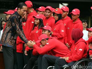 Jokowi Lepas Kontingen Asian Para Games 2018