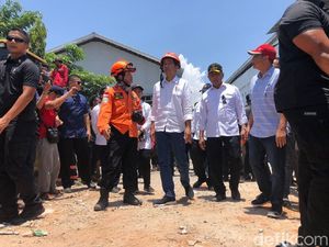 Jokowi Tinjau Langsung Proses Evakuasi Korban di Hotel Roa Roa