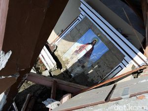 Gereja Padmos di Sigi Bergeser 3 Km Akibat Gempa