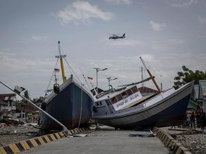 Kapal-kapal yang Terseret Tsunami Donggala Kapal-kapal yang Terseret Tsunami Donggala