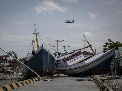 Kapal-kapal yang Terseret Tsunami Donggala