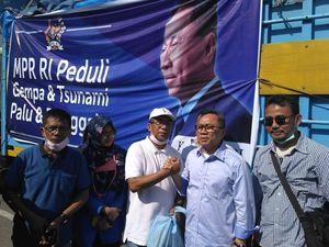 Ketua MPR Salurkan Bantuan untuk Korban Gempa Sulteng