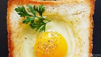 Kalau Telor Ceplok Disajikan Begini, Sarapan Tambah Semangat