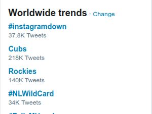 #instagramdown Jadi Trending Topic di Dunia