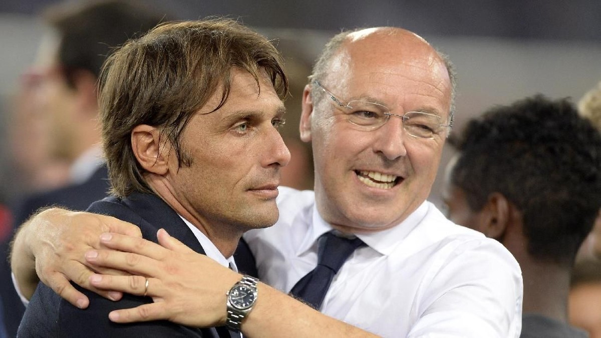 Beppe Marotta dan Antonio Conte reuni di Manchester United? (Claudio Villa/Getty Images)