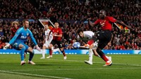 Setan Merah punya 18 tembakan dengan empat yang mengarah ke gawang. (Foto: Phil Noble/Reuters)