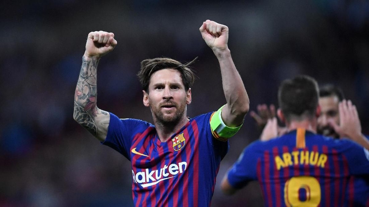 Barcelona menang 4-2 atas Tottenham di matchday 2 Liga Champions. (Foto: Laurence Griffiths/Getty Images)